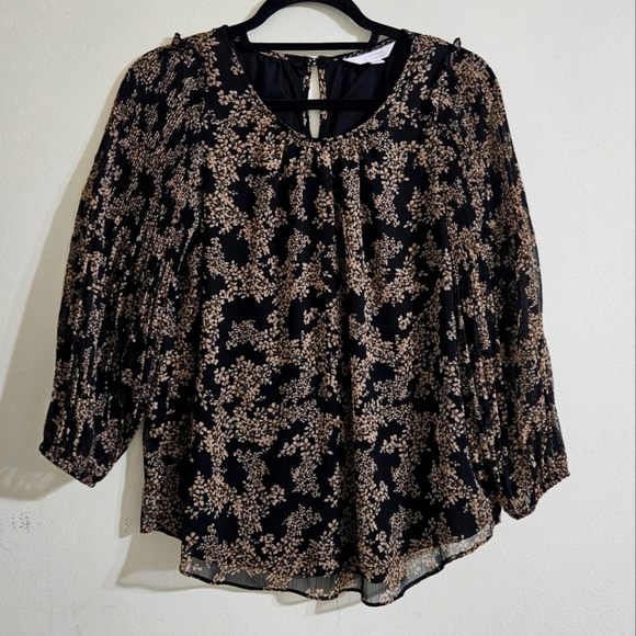Lauren Conrad Floral Blouse - Picture 1 of 5